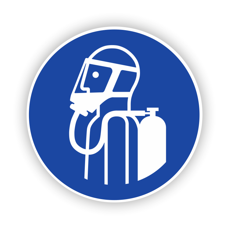 Ademhalingsapparaat verplicht M047