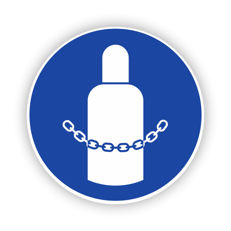 Gasflessen verplicht M046