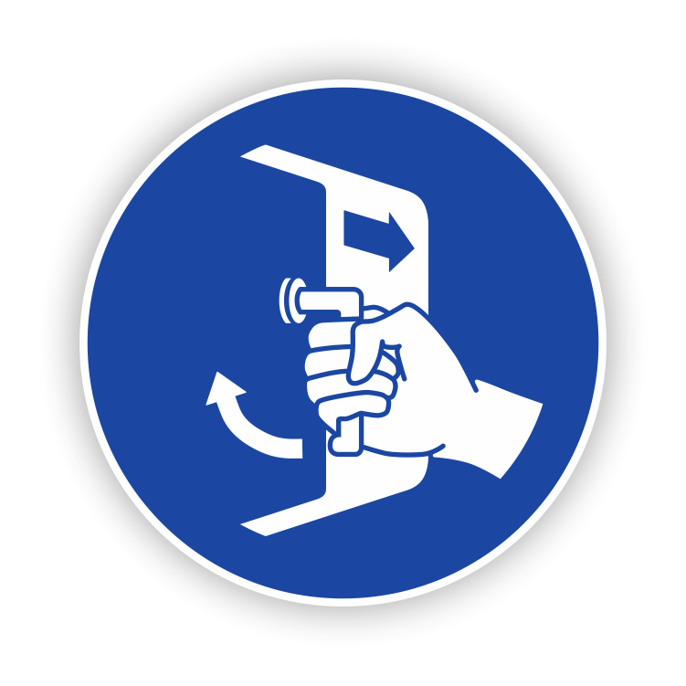 Luiken sluiten en beveiligen M037