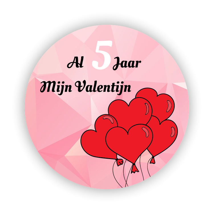 Al 5 jaar mijn valentijn