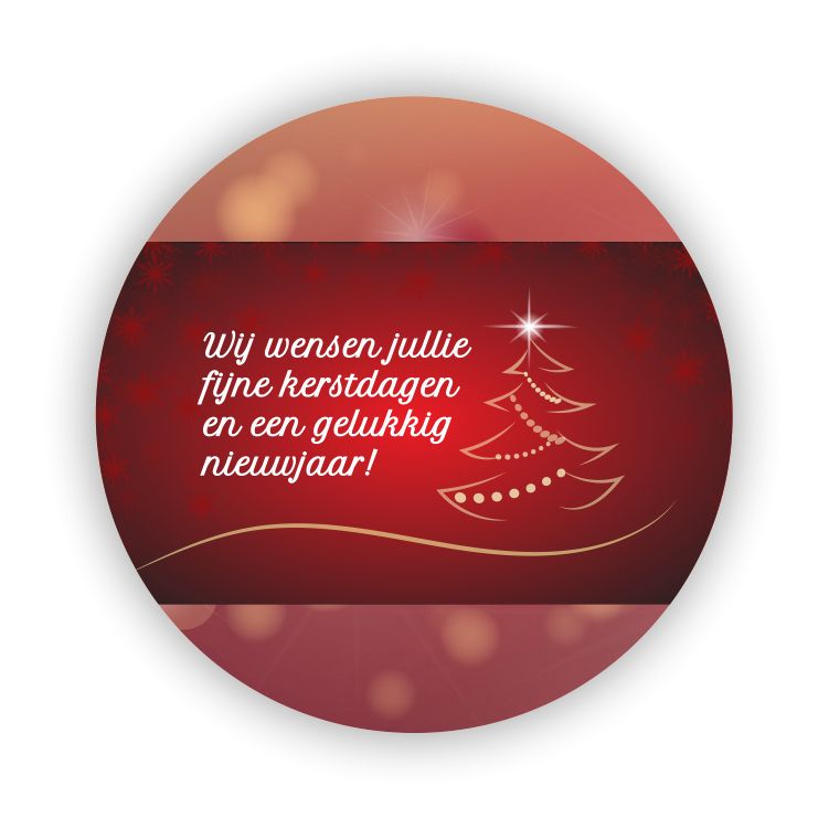 Fijne kerstdagen en een gelukkig nieuwjaar!