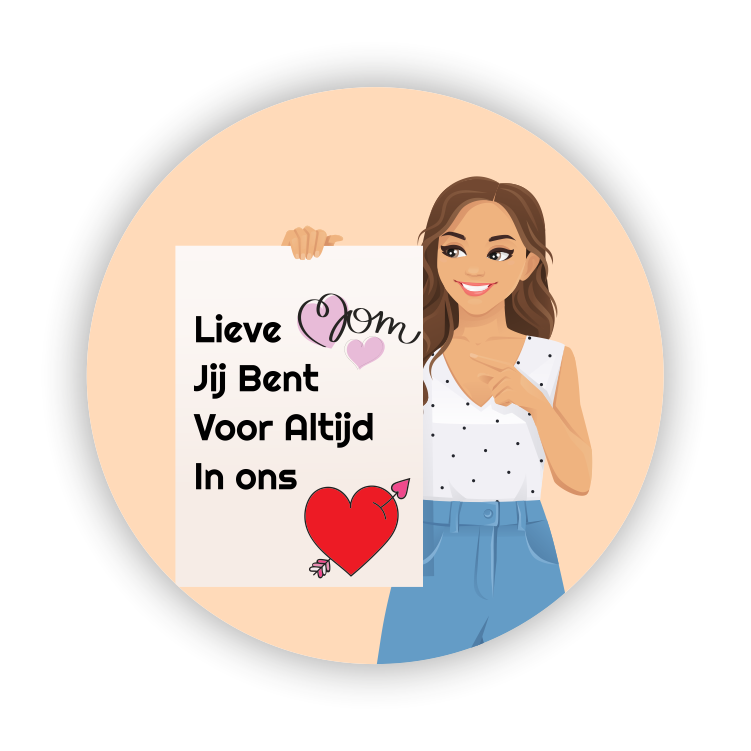 Lieve mama jij bent voor altijd in ons hart