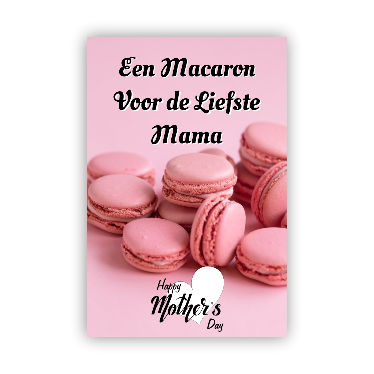 Een macaron voor de liefste mama