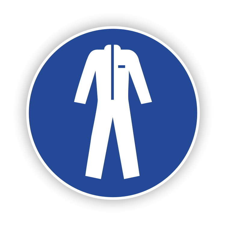 Beschermende werkkleding verplicht M010