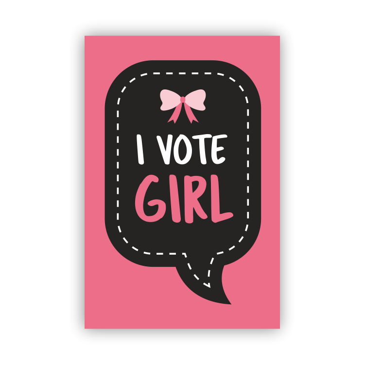 I vote a girl