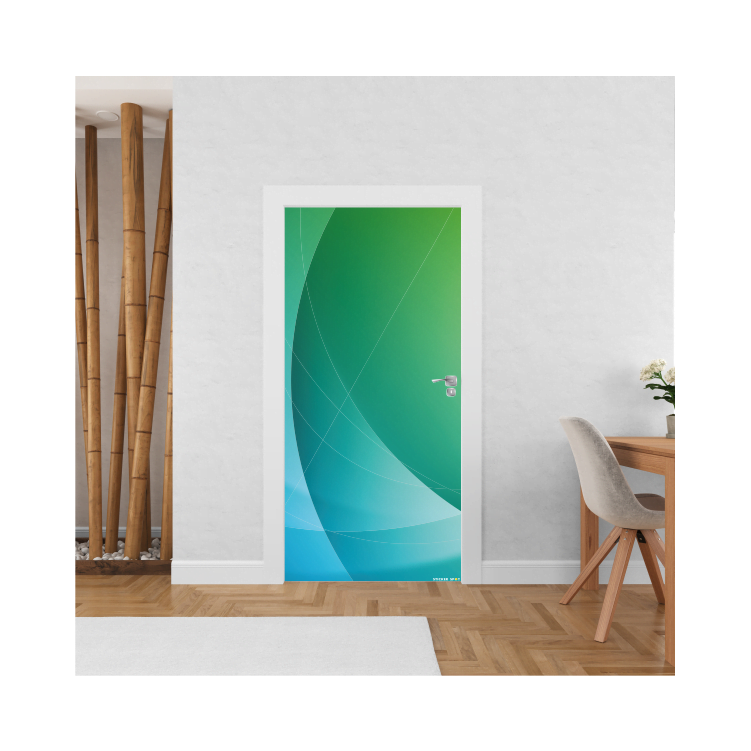 Abstract groen blauw