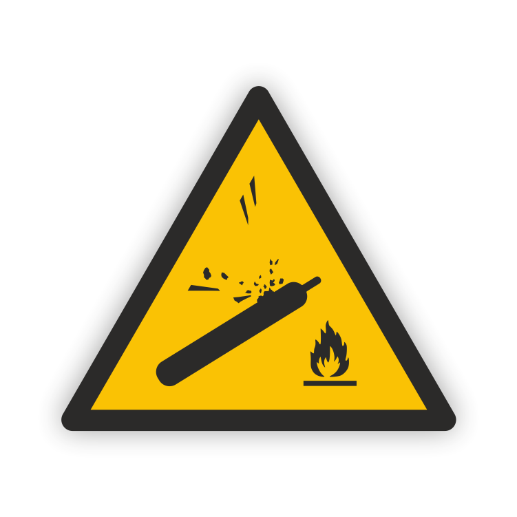 Gasflessen onder druk W029