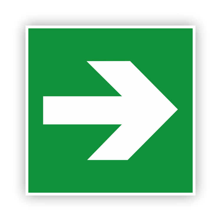 Rechts uitgang