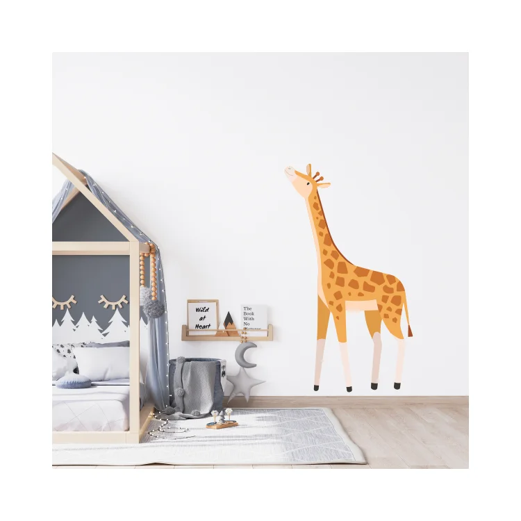 Giraffe muursticker